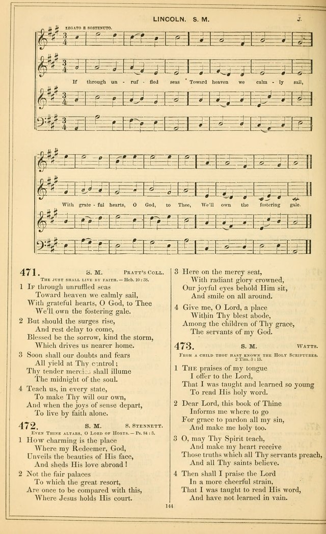 The New Congregational Hymn and Tune Book, for Public, Social and Private  Worship page 159