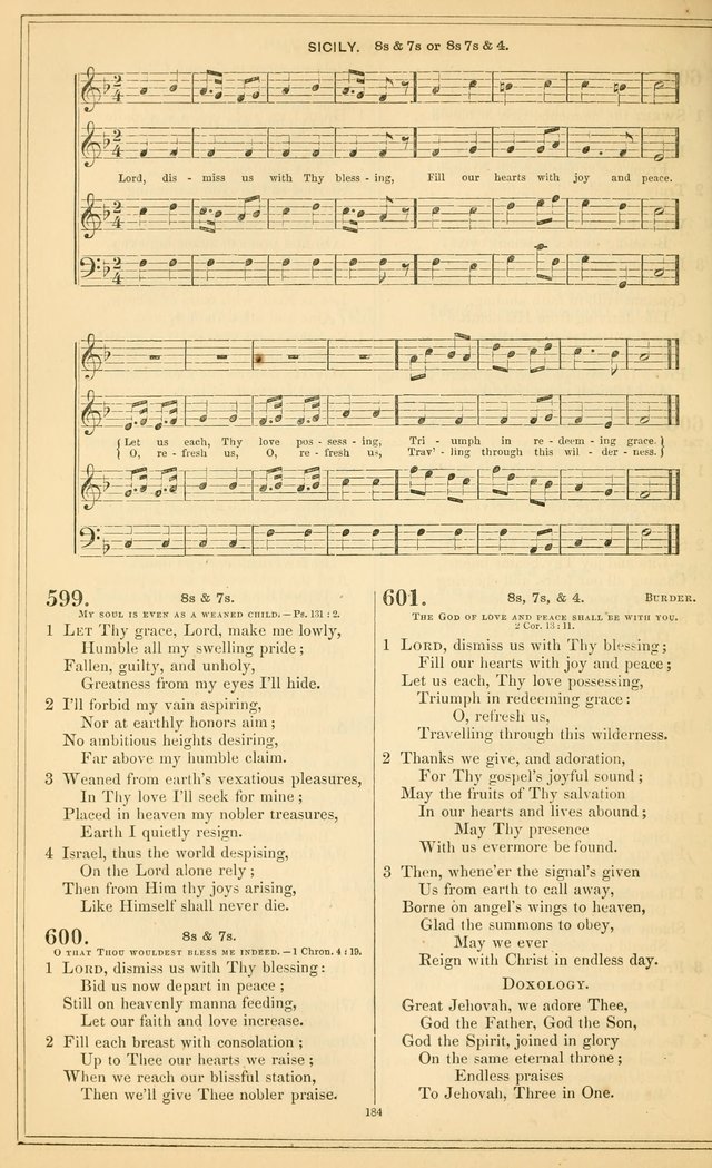 The New Congregational Hymn and Tune Book, for Public, Social and Private  Worship page 199