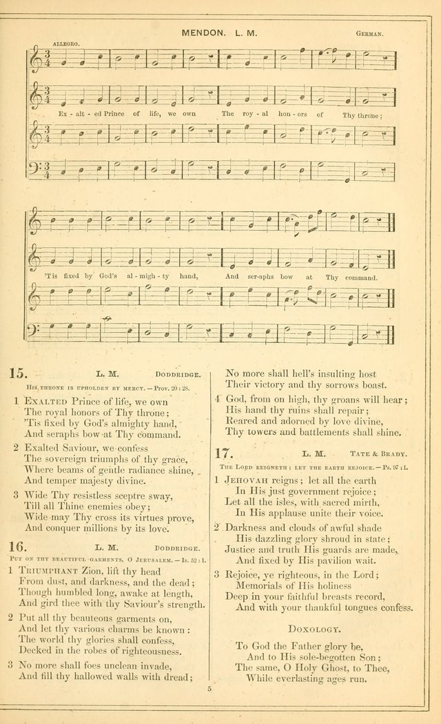 The New Congregational Hymn and Tune Book, for Public, Social and Private  Worship page 20