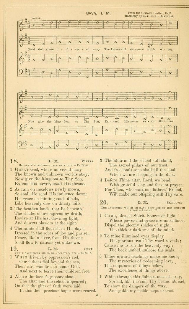 The New Congregational Hymn and Tune Book, for Public, Social and Private  Worship page 21