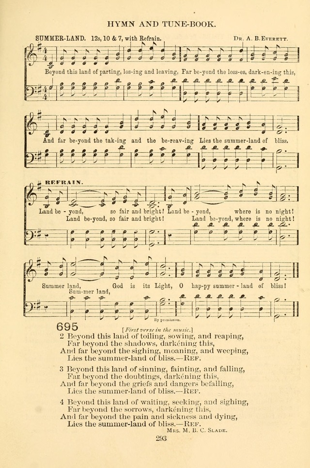 New Christian Hymn and Tune Book page 293