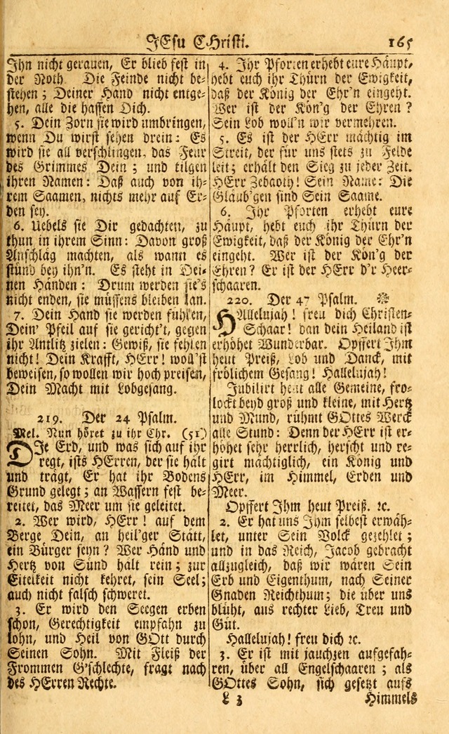 Neu-Eingerichtetes Gesang-Buch in Sich Haltend eine Sammlung (mehrentheils alter) Schöner lehr-reicher underbailicher Lieder... page 165