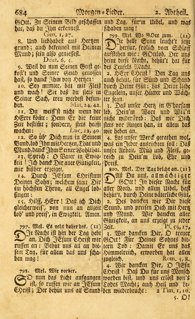 Neu-Eingerichtetes Gesang-Buch in Sich Haltend eine Sammlung (mehrentheils alter) Schöner lehr-reicher underbailicher Lieder... page 690