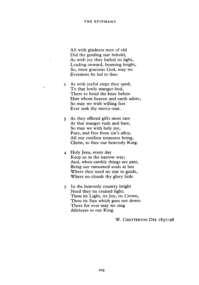 The New English Hymnal page 105