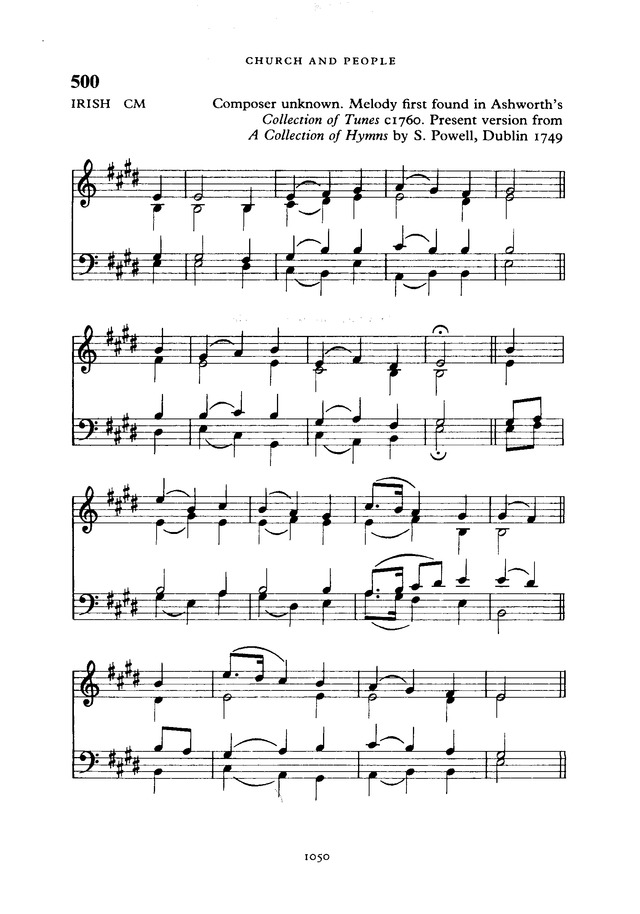 The New English Hymnal page 1051