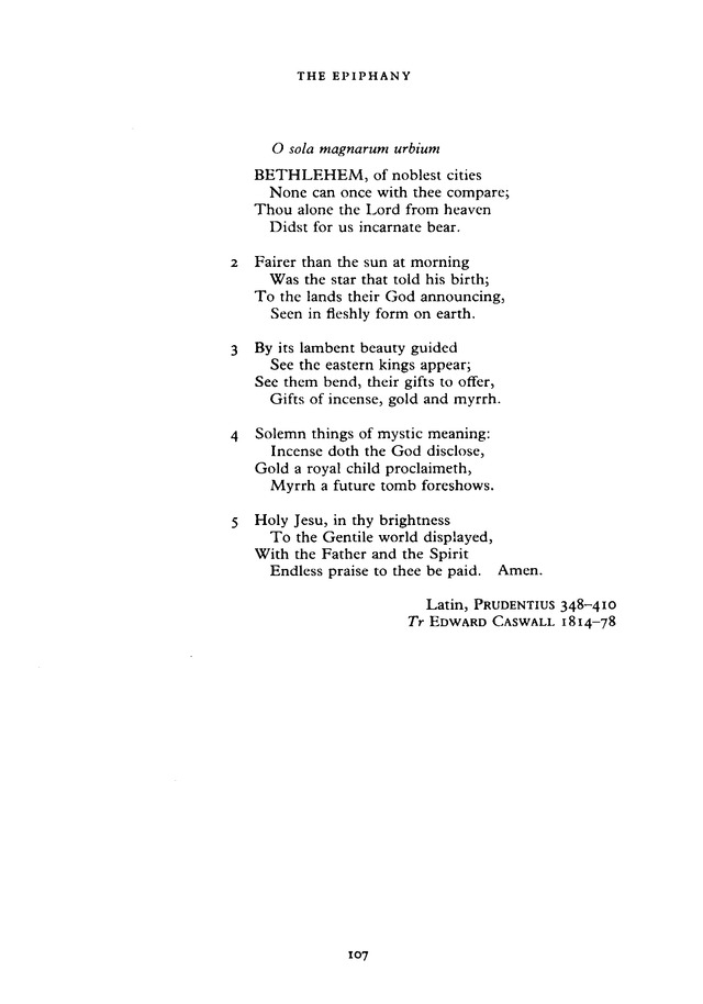 The New English Hymnal page 107