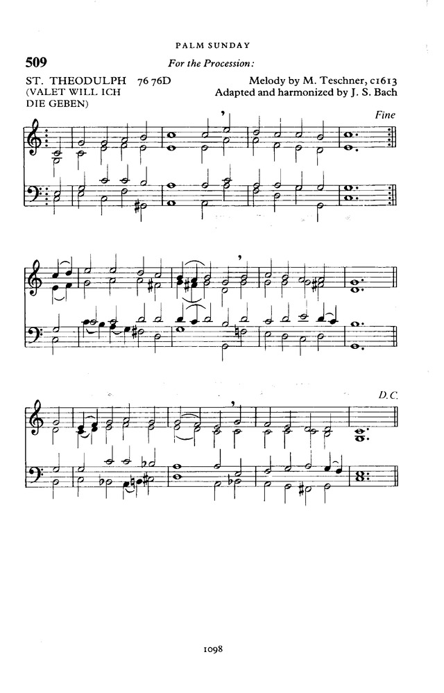 The New English Hymnal page 1099