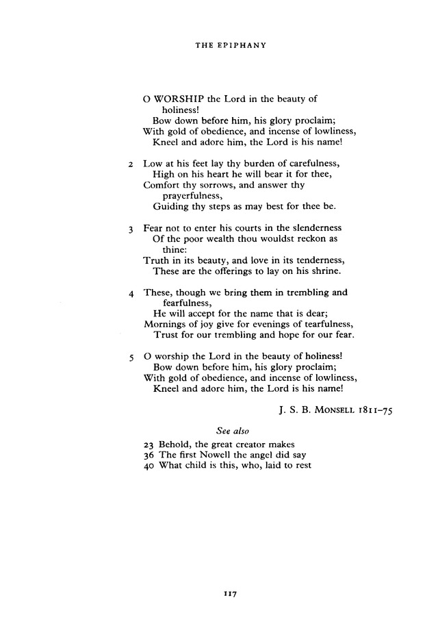 The New English Hymnal page 117