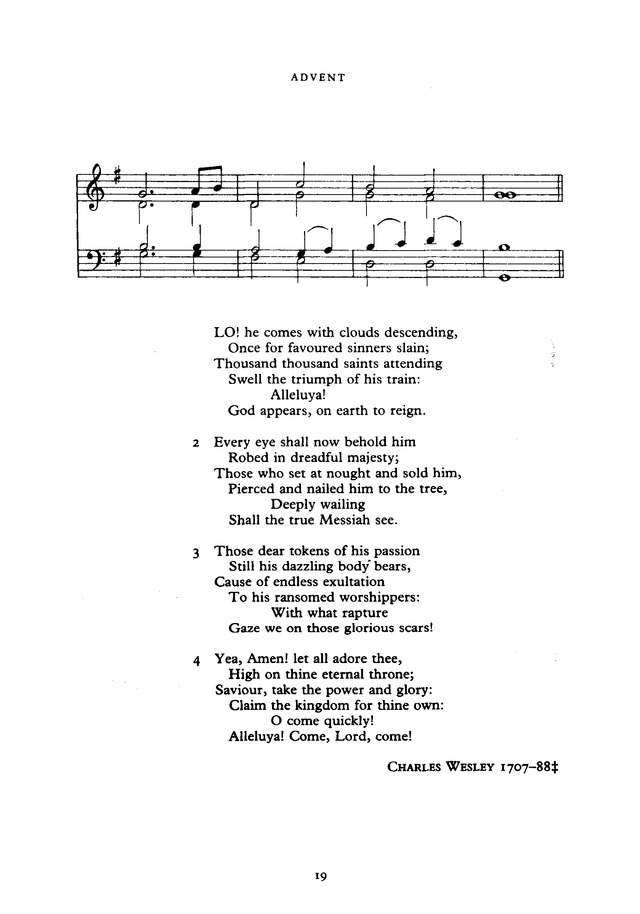 The New English Hymnal page 19