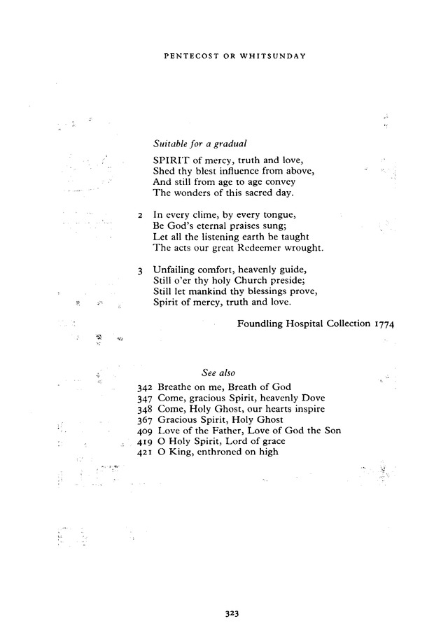 The New English Hymnal page 323