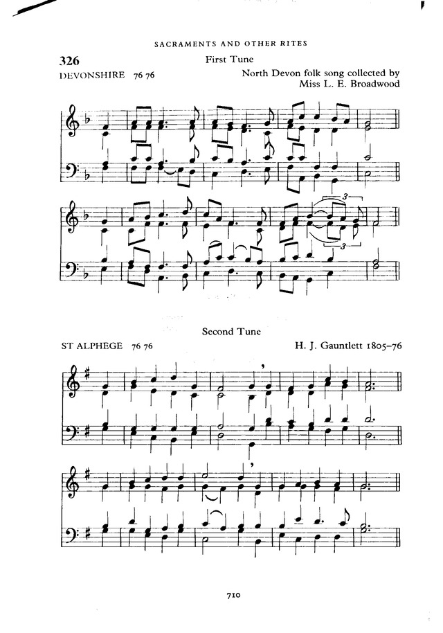 The New English Hymnal page 711