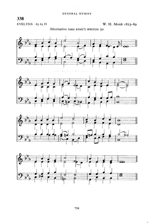 The New English Hymnal page 735