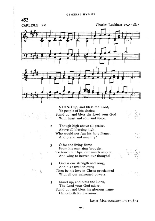 The New English Hymnal page 952