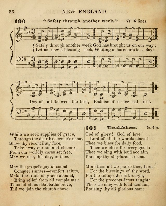 The New England Sabbath School Minstrel: a collection of music and hymns adapted to sabbath schools, families, and social meetings page 38