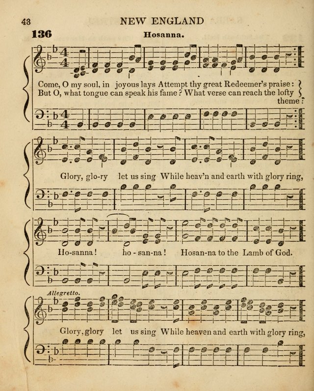 The New England Sabbath School Minstrel: a collection of music and hymns adapted to sabbath schools, families, and social meetings page 50