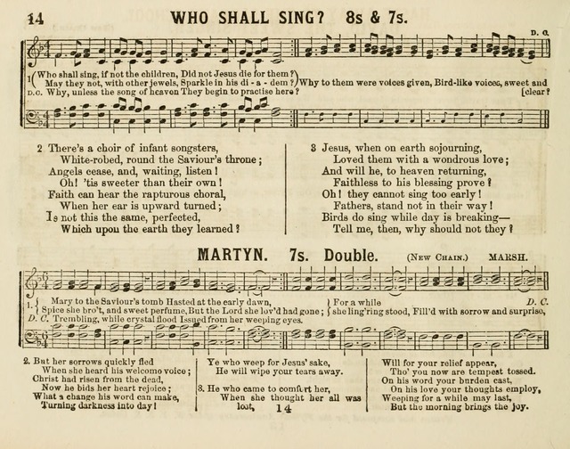 The New Golden Chain of Sabbath School Melodies: containing every piece (music and words) of the golden chain, with abot third additional page 14