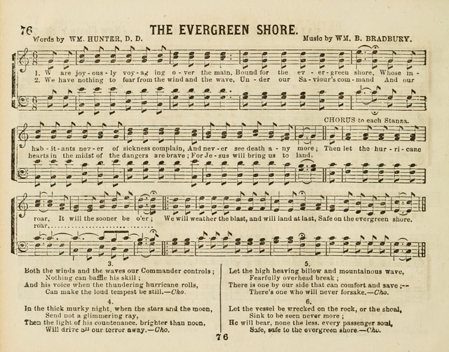 The New Golden Chain of Sabbath School Melodies: containing every piece (music and words) of the golden chain, with abot third additional page 76