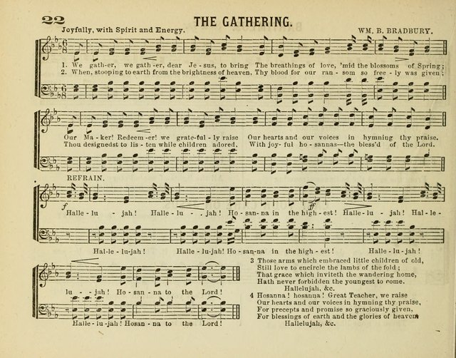 The New Golden Censer: a musical offering to the sabbath schools page 22