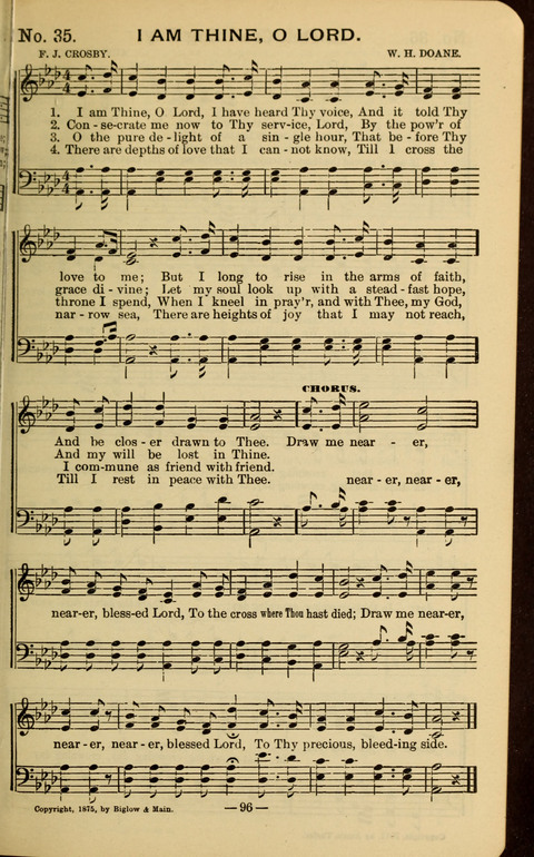 The New Gospel Song Book: A Rare Collection of Songs designed for Christian Work and Worship page 35