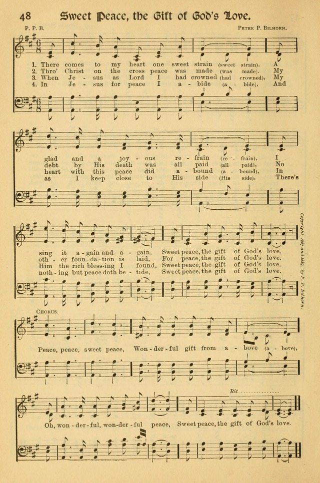Northfield Hymnal: for use in evangelistic and church services, conventions, sunday schools, and all prayer and social meetings of the church and home page 48