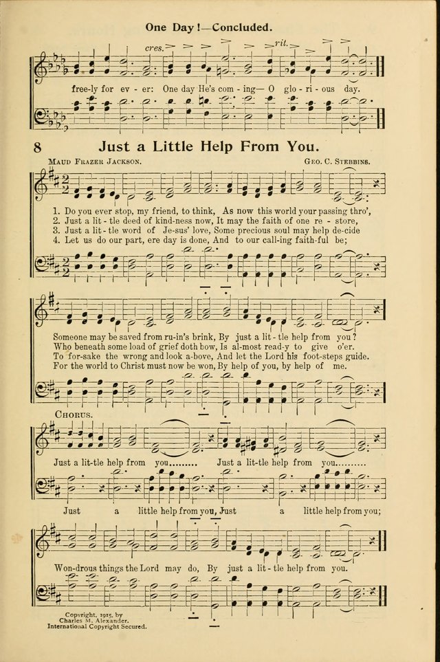 Northfield Hymnal No. 3 page 8