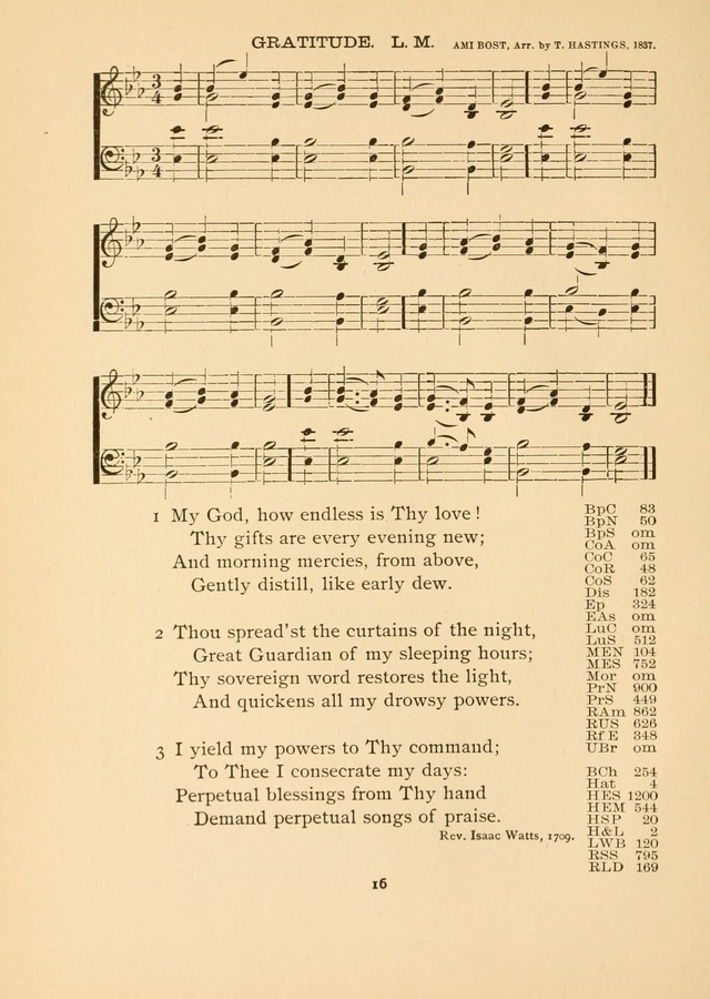 The National Hymn Book of the American Churches: comprising the hymns which are common to the hymnaries of the Baptists, Congregationalists, Episcopalians, Lutherans, Methodists, Presbyterians... page 16