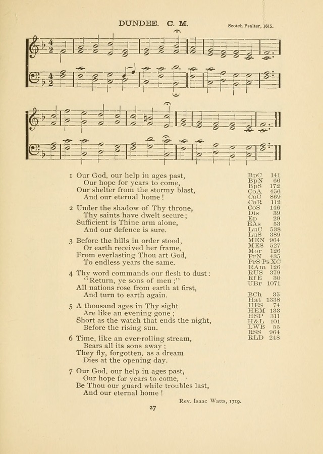 The National Hymn Book of the American Churches: comprising the hymns which are common to the hymnaries of the Baptists, Congregationalists, Episcopalians, Lutherans, Methodists, Presbyterians... page 27