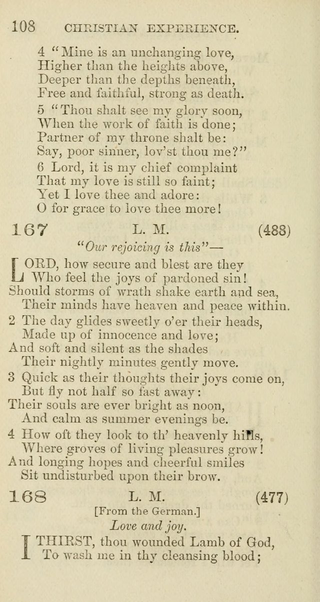 The New Hymn Book: a Collection of Hymns for Public,                       Social, and Domestic Worship page 113