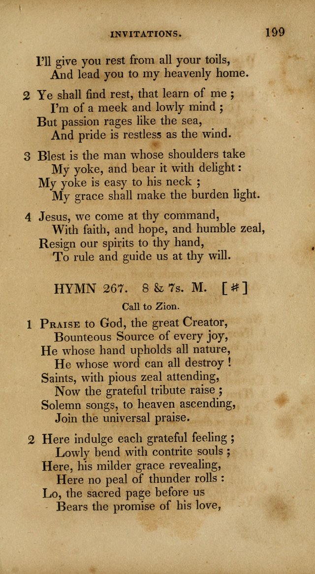 The New Hymn Book, Designed for Universalist Societies: compiled from approved authors, with variations and additions. Second Ed. page 210