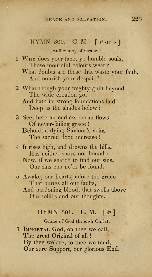 The New Hymn Book, Designed for Universalist Societies: compiled from approved authors, with variations and additions. Second Ed. page 234