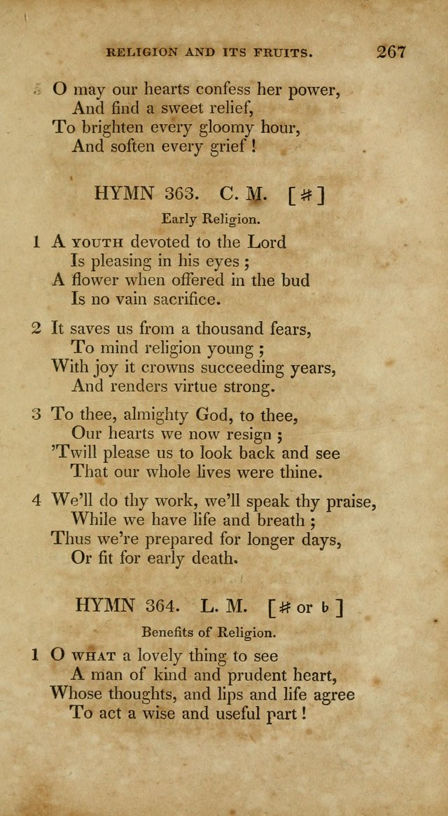 The New Hymn Book, Designed for Universalist Societies: compiled from approved authors, with variations and additions. Second Ed. page 278