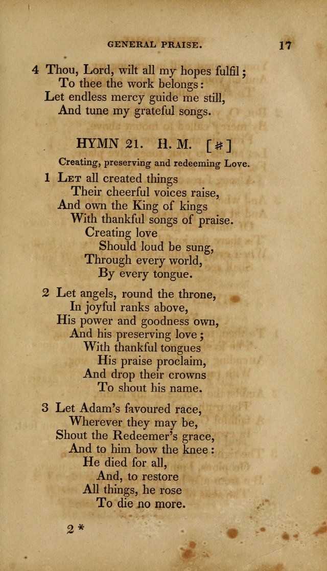 The New Hymn Book, Designed for Universalist Societies: compiled from approved authors, with variations and additions. Second Ed. page 28