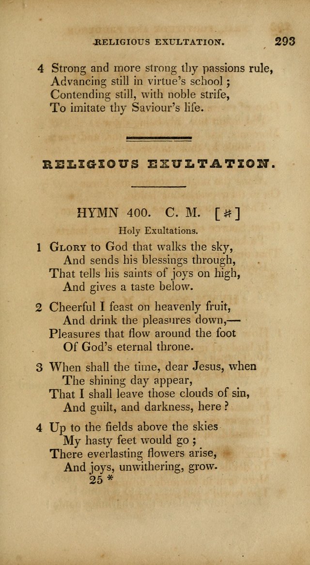 The New Hymn Book, Designed for Universalist Societies: compiled from approved authors, with variations and additions. Second Ed. page 304