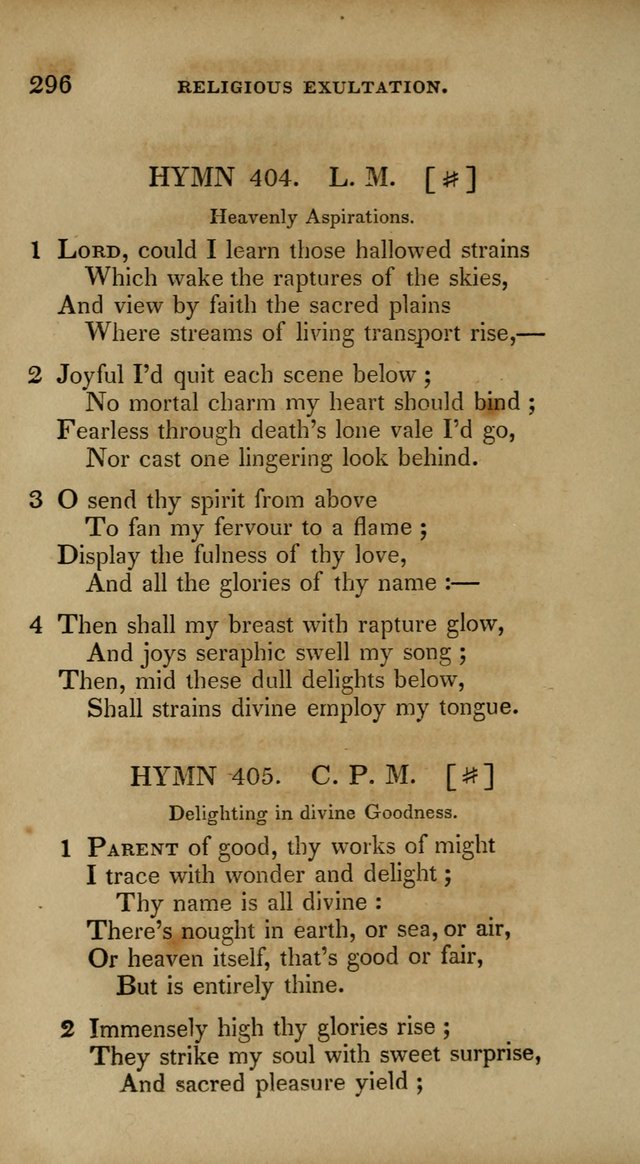 The New Hymn Book, Designed for Universalist Societies: compiled from approved authors, with variations and additions. Second Ed. page 307