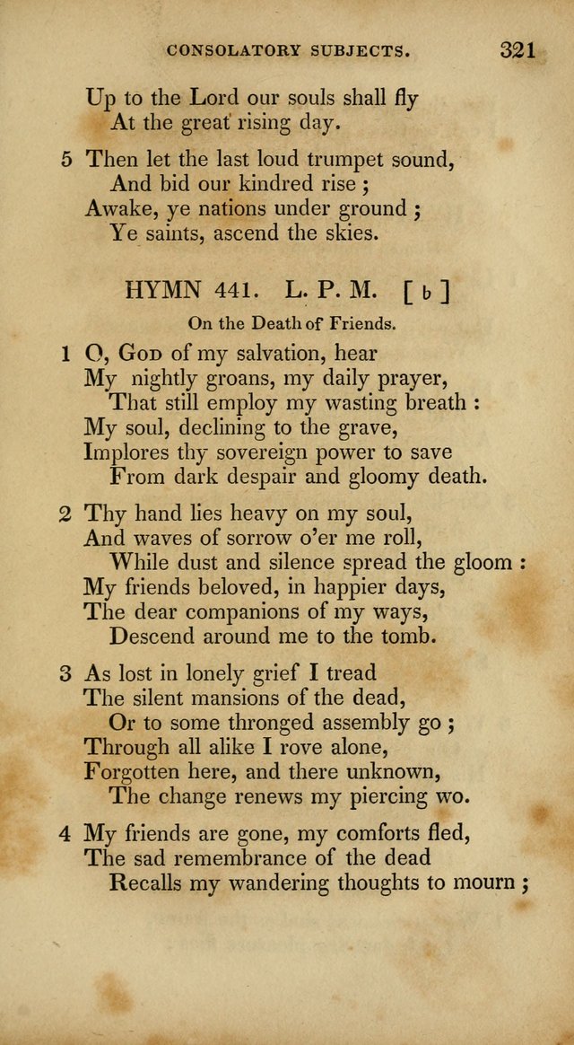 The New Hymn Book, Designed for Universalist Societies: compiled from approved authors, with variations and additions. Second Ed. page 332