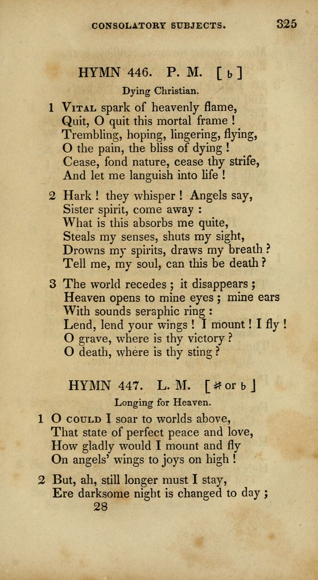 The New Hymn Book, Designed for Universalist Societies: compiled from approved authors, with variations and additions. Second Ed. page 336