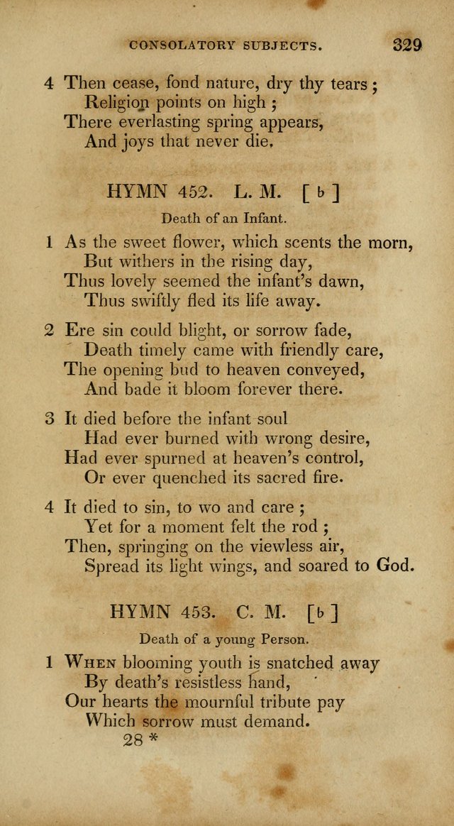 The New Hymn Book, Designed for Universalist Societies: compiled from approved authors, with variations and additions. Second Ed. page 340