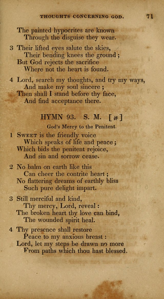 The New Hymn Book, Designed for Universalist Societies: compiled from approved authors, with variations and additions. Second Ed. page 82