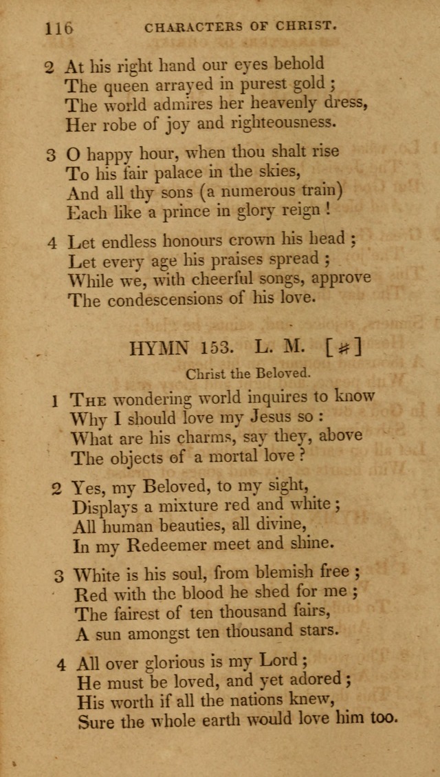 The New Hymn Book, Designed for Universalist Societies: compiled from approved authors, with variations and additions (9th ed.) page 116