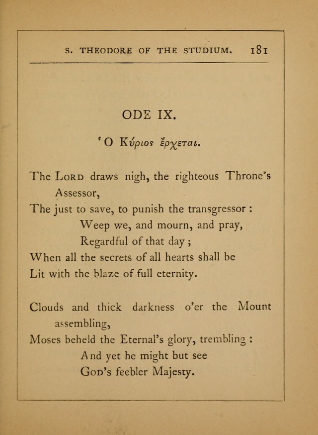 Hymns of the Eastern Church (5th ed.) page 181