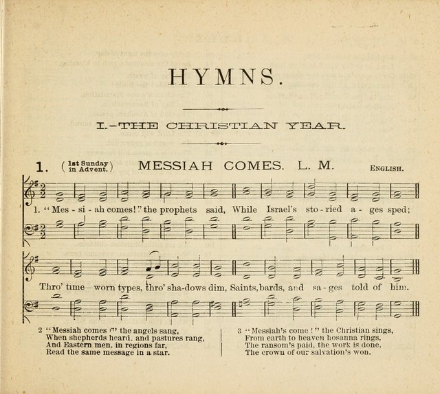 A New Hymnal for Sunday Schools page 1