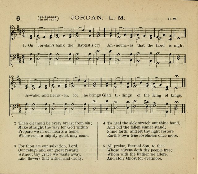 A New Hymnal for Sunday Schools page 6