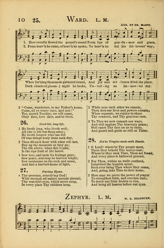 National Hymn and Tune Book: for congregations, schools and the home page 10