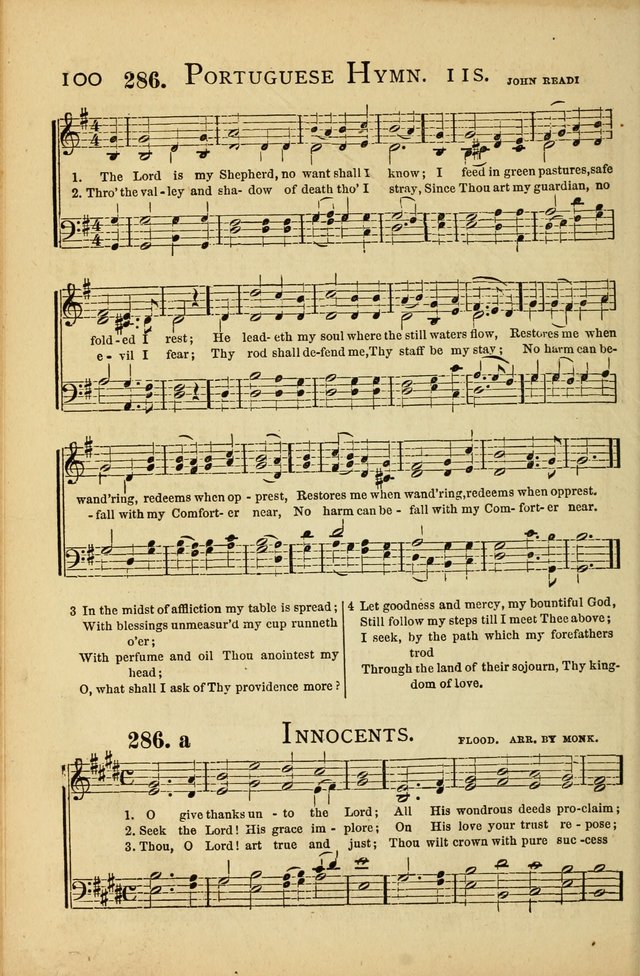 National Hymn and Tune Book: for congregations, schools and the home page 100