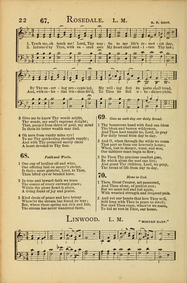 National Hymn and Tune Book: for congregations, schools and the home page 22