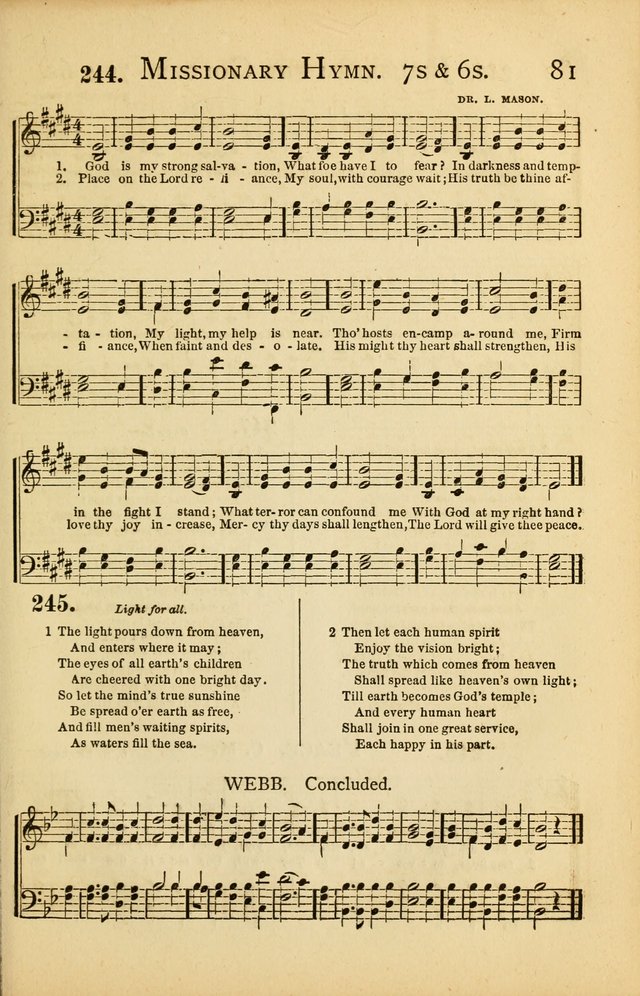 National Hymn and Tune Book: for congregations, schools and the home page 81