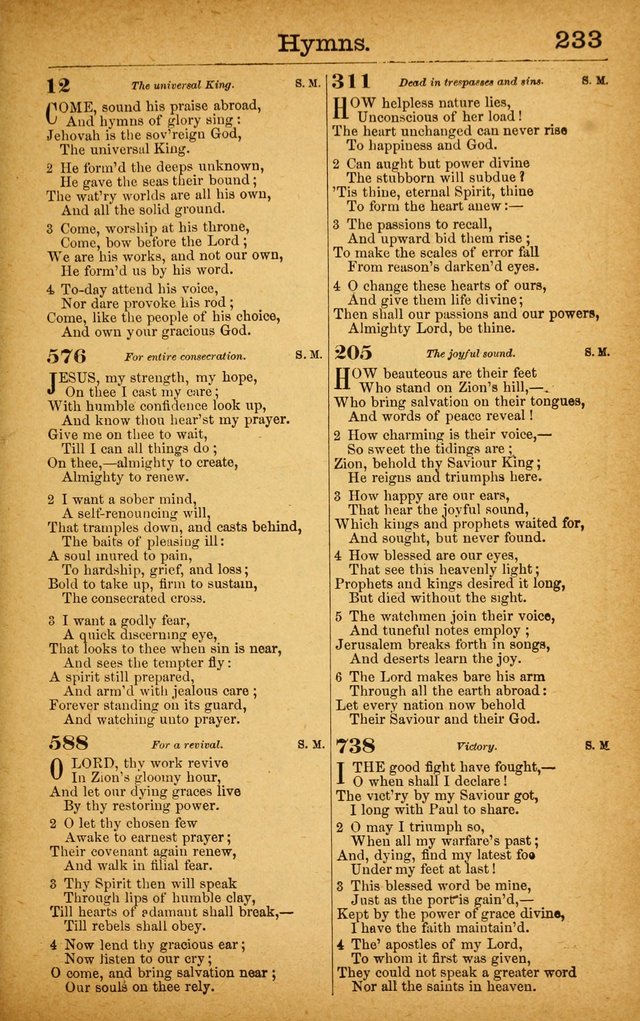 New Hymn and Tune Book: an Offering of Praise for the Use of the African M. E. Zion Church of America page 238