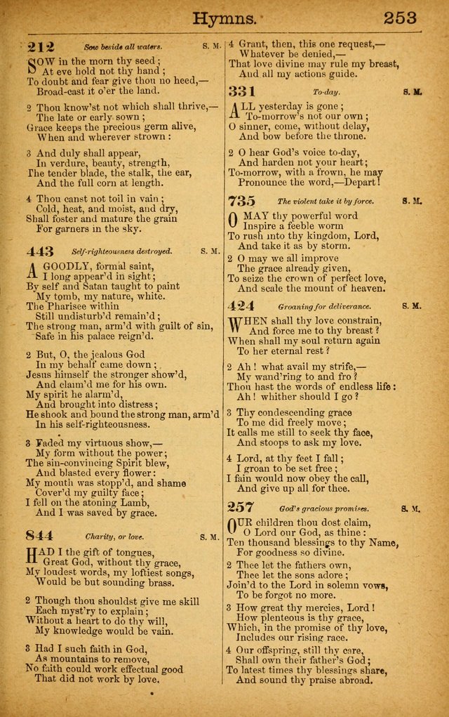 New Hymn and Tune Book: an Offering of Praise for the Use of the African M. E. Zion Church of America page 258
