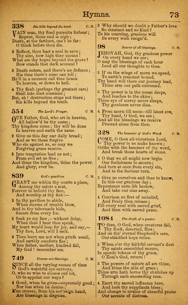 New Hymn and Tune Book: an Offering of Praise for the Use of the African M. E. Zion Church of America page 78