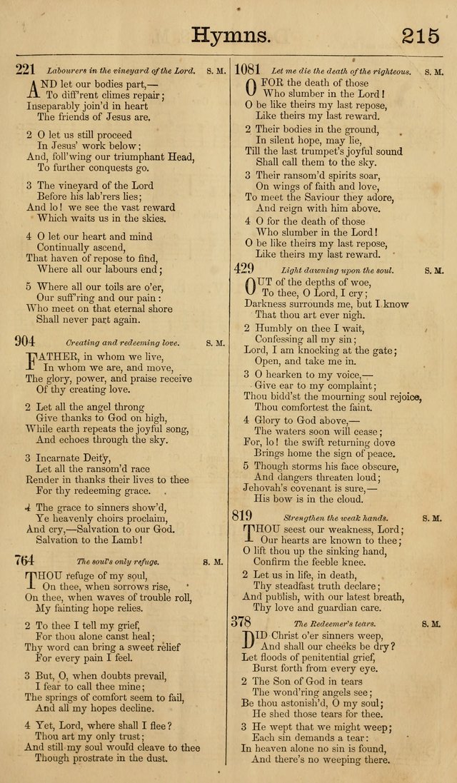New Hymn and Tune book: an Offering of Praise for the Methodist Episcopal Church page 222